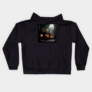 A Bar At Night Kids Hoodie